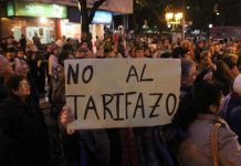 Desde la Izquierda señalan que al megatarifazo se lo derrota en las calles