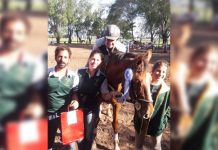MARIA SILVINA EN EL CONCURSO HIPICO TRES LAGUNAS.