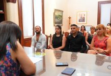 Dos matrimonios dieron el Sí en el Palacio Municipal