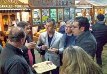 El Cónsul General Italiano en la Fiesta del Salame junto a productores