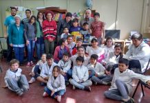 Mágico Encuentro entre Oscar Dinova y la Escuela Rural Nº 15