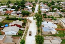 Avanza la pavimentación en barrio San Antonio
