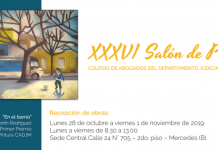 Salón de pintura del Colegio de Abogados: fue la Apertura y Premiación