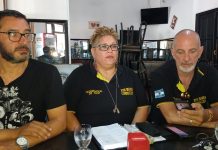 Delegación del Sindicato de conductores de taxis con objetivos 2020