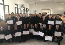 Primera promoción mixta de Bomberos