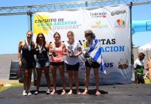 María Laura Mangoni nadó 3 km en el Río Uruguay