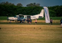 Paracaidismo de nivel en el Aeroclub Mercedes