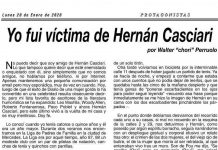 Yo fui víctima de Hernán Casciari (Por “Chori” Perruolo)