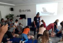 Brindaron Curso de RCP Solo manos para jóvenes