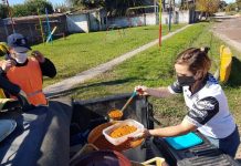 All Boys Solidario: Ollas populares en cinco barrios