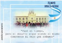 Colegio San Benito celebra 25 de Mayo de manera virtual