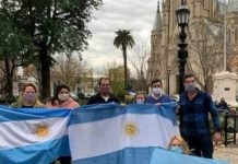 Mercedes tuvo su banderazo con presencia de concejales