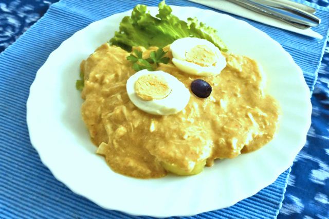 Receta 27 de julio - Aji de Gallina