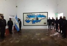 Convierten a gas una cocina de campaña para el Centro de Veteranos de Malvinas