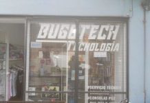Daños y hurto en comercio de telefonía celular: un detenido
