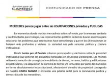 Comunicado de Juntos por el Cambio para respaldar a los concejales que desconocían su existencia