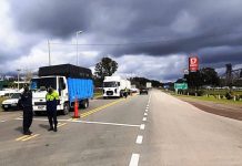 Fuerte operativo policial en el corredor vial de Ruta 5