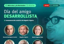 Promoción local de Juntos por el Cambio a homenaje al desarrollismo junto a Rodríguez Larreta, Vidal y Frigerio