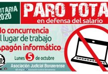 Judiciales inician paro por reclamo salarial