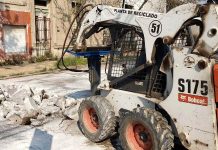 Dematei ponderó el trabajo de la cuadrilla municipal de bacheo