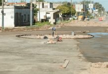 Rotonda: modificaron variante en cruce de Avenidas 1 y 2