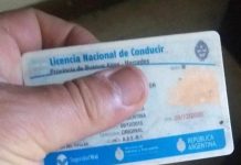 Licencias de conducir: Prórroga de 365 corridos en vencimientos