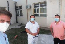 Cassiani pondera la labor de Matías Dematei y se muestran juntos