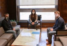 Ustarroz se reunió con autoridades de PAMI por proyecto de un nuevo hogar para la tercera edad