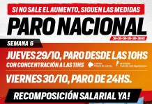 Judiciales Nacionales realizan paro nacional hoy y mañana
