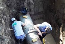 Reparan caño maestro sin afectar el servicio