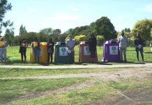 Instalan nuevas campanas de separación de residuos en La Trocha