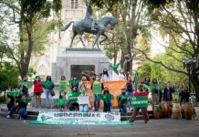 Convocatoria en la plaza por el Aborto Legal