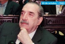 Ustarroz recordó el retorno de la democracia y a la figura de Alfonsín