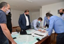 Ustarroz participó de reunión técnica y de planificación obras en Río Luján en Ministerio de Infraestructura