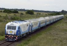 Vuelve el tren en el Ferrocarril San Martín
