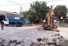 La obra del barrio La Amistad se expande a la pavimentación de la 12