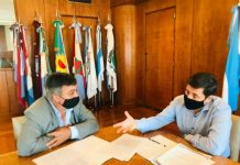El diputado Selva se reunió con el ministro Arroyo