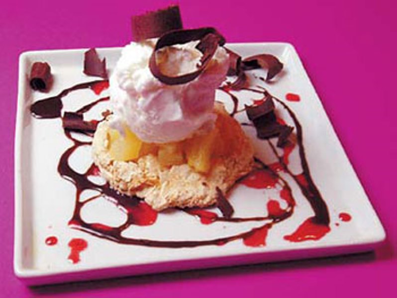 Receta 21 de diciembre - Postre helado de anana