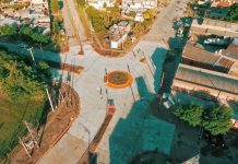 Concluyen rotonda y abren la circulación en Avenida 2 y 1