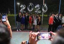 La tradicional pasarela de los estudiantes pudo celebrarse también en pandemia
