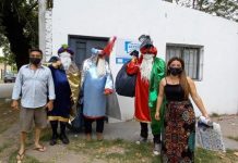 Concejal recorre barrios con los Reyes Magos