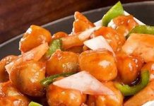 Pollo con salsa agridulce