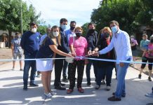 Inauguran obras de asfalto en barrio La Amistad