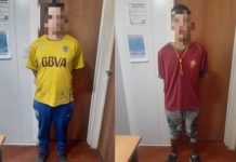 Dos aprehendidos tras robar en la Escuela 26