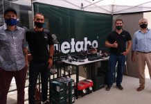Oxi Mercedes vivió jornada especial junto a la firma Metabo