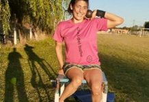 Romina Fernández no para de entrenar