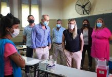 La Comisión de Seguimiento del Concejo recorrió y ponderó la tarea de vacunación en Mercedes
