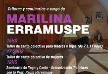 Talleres y seminarios a cargo de Marilina Erramuspe en Casa Domo
