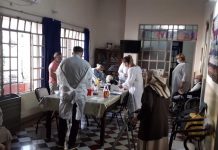 Se llevó a cabo una nueva jornada de vacunación a adultos mayores