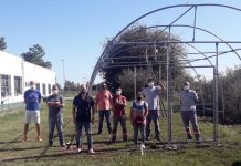 El CEPT avanza con la construcción de un invernáculo